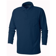 吸汗速乾長袖ポロ