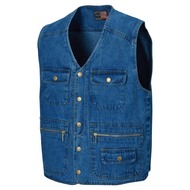 スラブデニムベスト