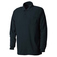 T／C長袖鹿の子ポロシャツ