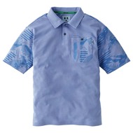 迷彩柄半袖ポロシャツ