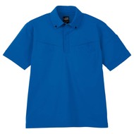 ボタンダウン半袖ポロシャツ