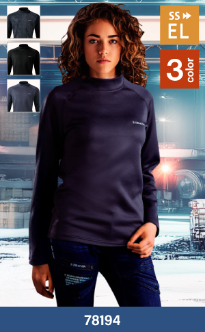 自重堂の78194:モックネックシャツ