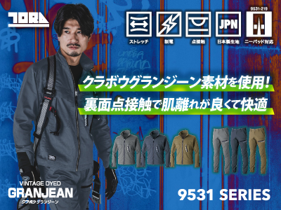 寅壱の作業服9531