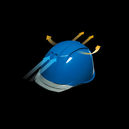 ディックプラスチック AP11EVO-CW スケルトングリーン 通気孔