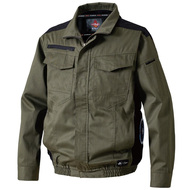 難燃サイドファン長袖ブルゾン