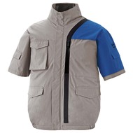 チタン加工半袖ブルゾン（空調風神服）