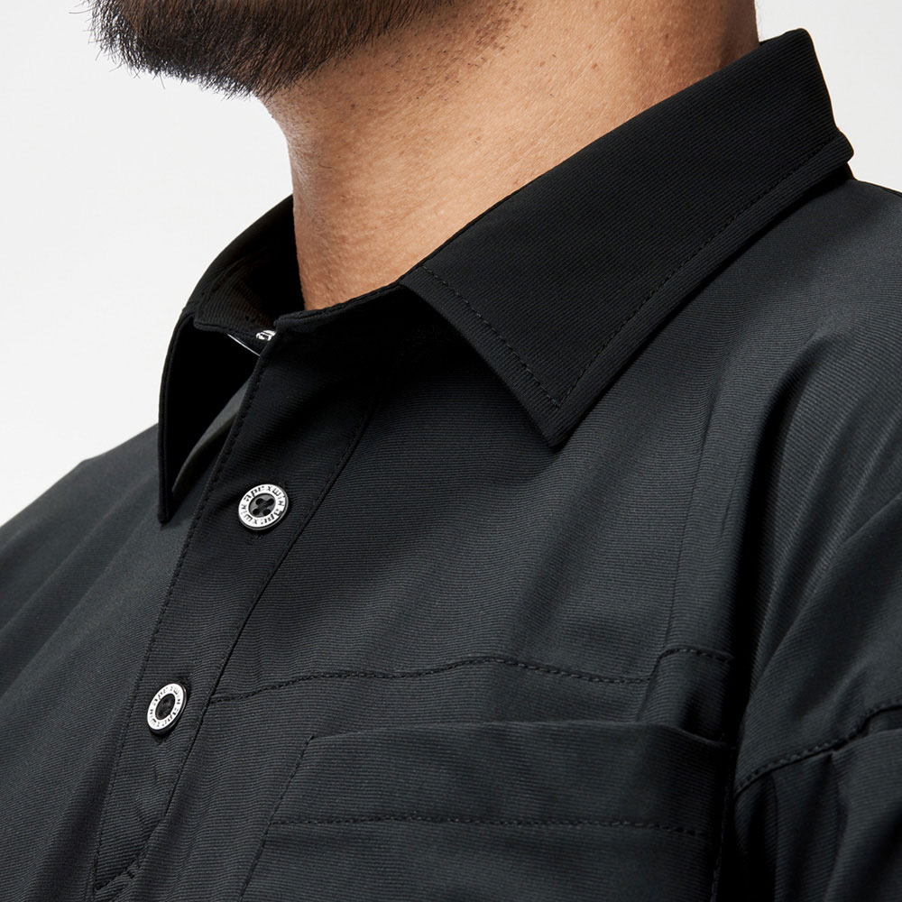 アタックベース 17115 APEX WIN 冷感ストレッチレイヤードポロシャツ