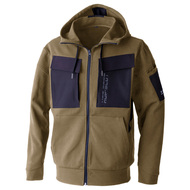 エアライトニット　ワークフルジップパーカー