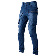 フレックステック　3DデニムJOBカーゴパンツ